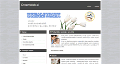 Desktop Screenshot of dreamwalk.si